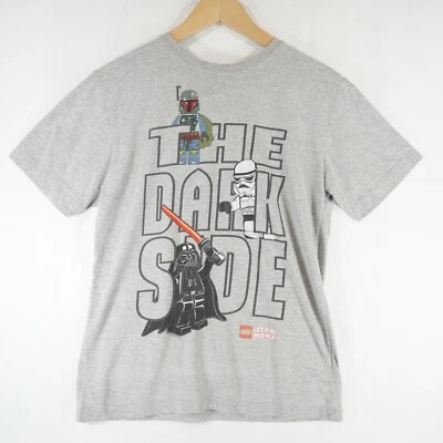 LEGO Star Wars The Dark Side Darth Vader Kids Short Sleeve T-shirt Gray Size M  - Image 1 of 4