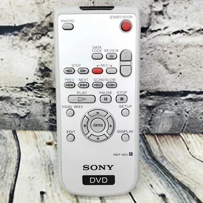 Mando a distancia Sony DVD RMT-820 genuino OEM pieza de repuesto probada funciona Foto 1 de 4