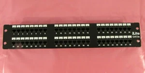 Navi Lite Cat 5e Patch Panel - 48 Ethernet Ports - T568A/T568B Wiring - Picture 1 of 10