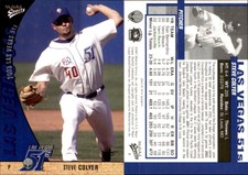 Steve Colyer 2003 MultiAd Las Vegas 51s #7 Card *AutographDen*