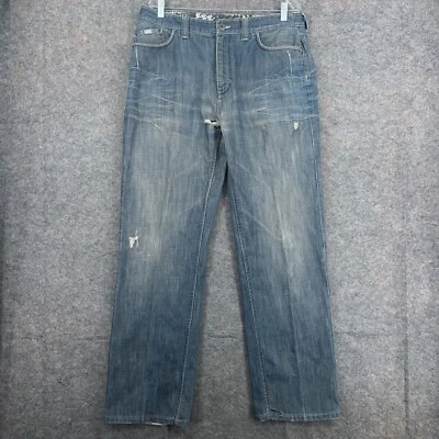 Vans Jeans Means 36x34 Blue Relaxed Fit Straight Leg Urban Streetwear Denim - Image 1 of 4