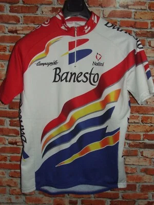 BANESTO NALINI MAGLIA BICI CICLISMO SHIRT MAILLOT CYCLISM tg. XXL - Immagine 1 di 2