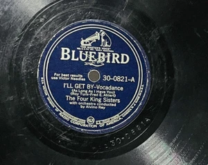 The Four King Sisters Spike Jones I'll Get By Behind Those Swinging Doors 78 RPM - Imagen 1 de 4