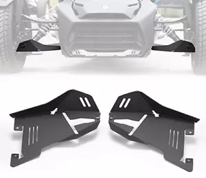 2 Aluminum Front Splash Guard Protectors for Can-Am Ryker Black A-Arm 219400817 - Picture 1 of 4