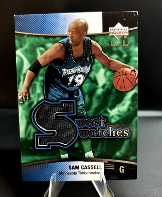 2004-05 Upper Deck Sweet Shot Sweet Swatches Sam Cassell #SW-SC - Image 1 of 2