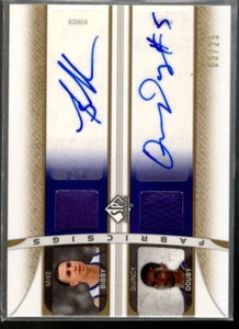2006-07 SP Authentic Autographed Dual DBD Mike Bibby Quincy Douby Jerseys /25 - Picture 1 of 2