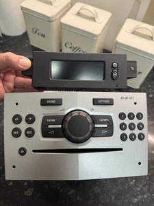Vauxhall Corsa D CD30 MP3 Aux & Paired Multi Function Display In Silver LRY05 - Picture 1 of 12