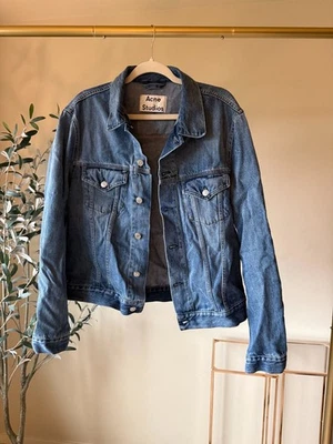 Chaqueta Acne Studios Para Hombre 52 Grande Denim Azul Who Mid Vintage PSS16 Original Foto 1 de 2