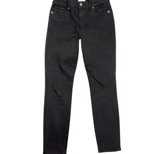 Good American Jeans Women 6/28 Black GAGLC001 High Waist Skinny Denim Pants - Picture 1 of 11