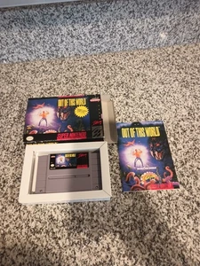 Out of This World - Super Nintendo SNES - CIB - - Picture 1 of 9
