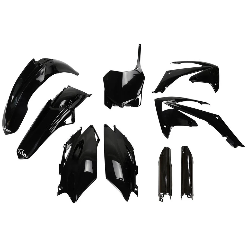 Kit de plástico UFO conjunto completo preto Honda CRF250R 11-13 CRF450R 2011-2012 - Imagem 1 de 1