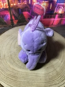 Disney Store Lumpy Heffalump Purple Elephant  Plush Toy 7” Winnie The Pooh  - Picture 1 of 5