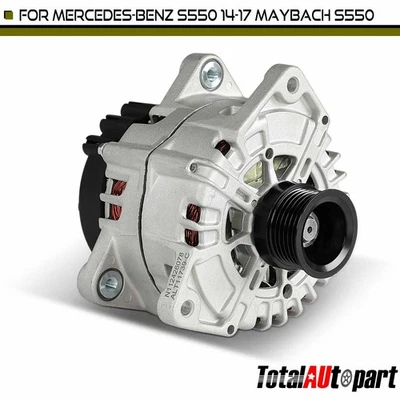1x Alternator for Mercedes-Benz S550 2014-2017 Maybach S550 250A 14V CW 6-Groove - Image 1 of 4