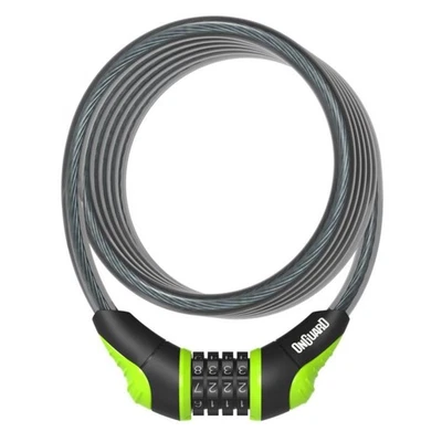 ONGUARD New Neon Combo Cable Lock 180 x 12mm 4 Colours Green - Image 1 of 2