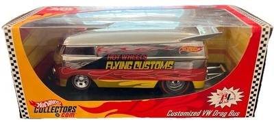 Hot Wheels Collectors RLC PERSONALIZADO VW AUTOBÚS DE ARRASTRE ADUANAS VOLADORAS 1:18 3181/5000 Foto 1 de 2