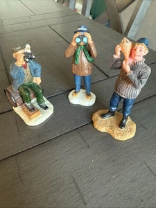 3 Lemax Seashore People Miniature Figures - Picture 1 of 4