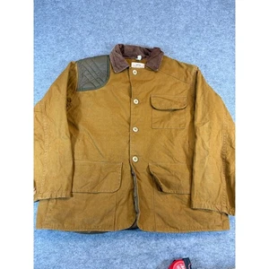 VINTAGE SafTBak Chore Jacke Herren XL braun Duck Canvas Cord Kragen Jagd - Bild 1 von 6