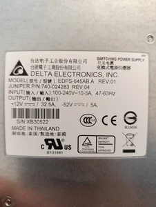 Delta Electronics EDPS-645AB A REV 01 Switching Power Supply 740-024283 - Afbeelding 1 van 5