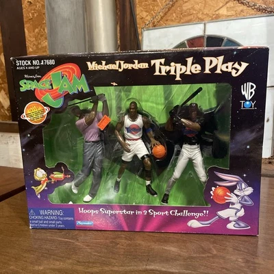 Michael Jordan Triple Play Space Jam Warner Bros WB Stock No. 17680 - Image 1 of 4