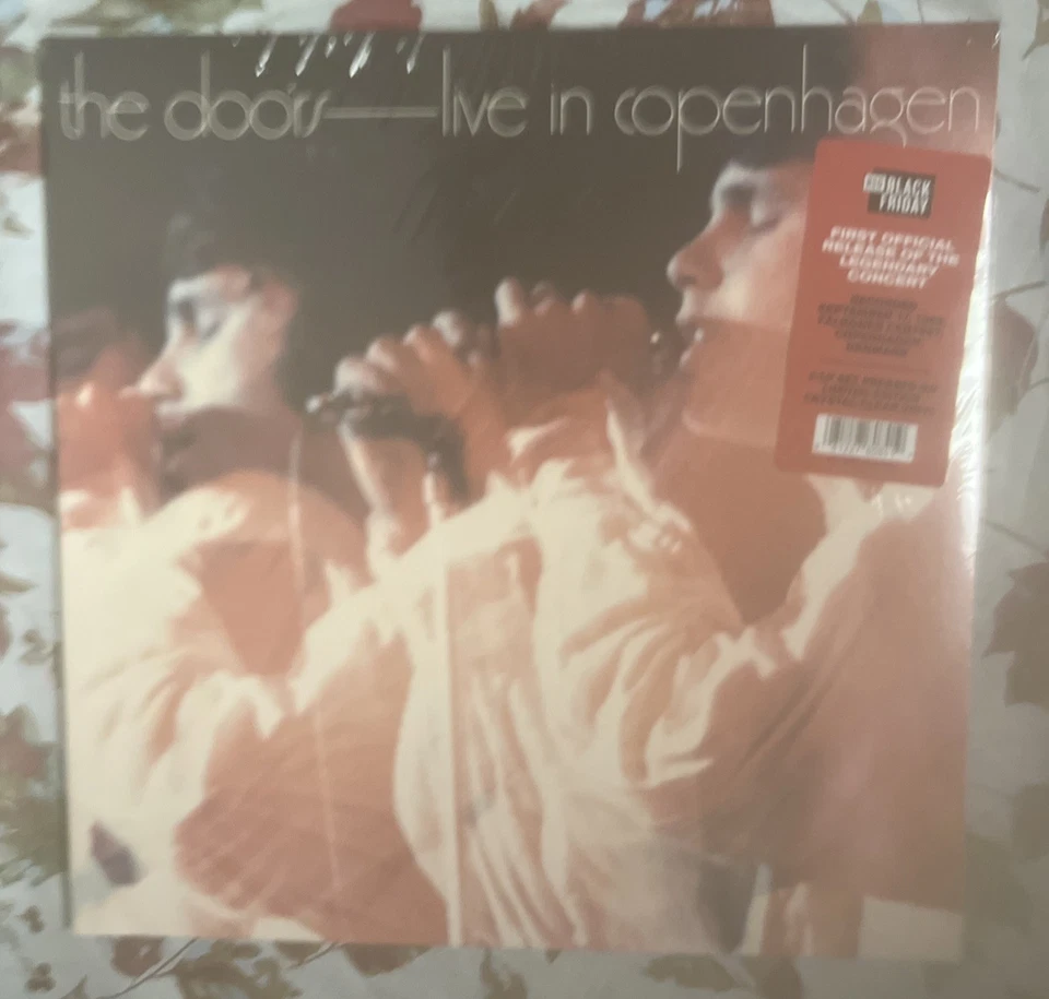 THE DOORS LIVE IN COPENHAGEN 2 LP CLEAR VINYL RSD BF 2025 RHINO