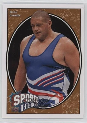 2008 Upper Deck Football Heroes Sports Heroes Bronze /75 Rulon Gardner #258 - Image 1 of 2