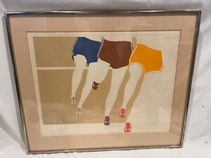 "Rerun" Kennedy 1979 Serigraph Lithograph, Pencil Signed & Numbered Running 3279