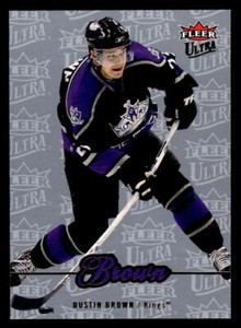 Dustin Brown 2007-08 Fleer Ultra Ice Medallion 45/100 #110 KINGS