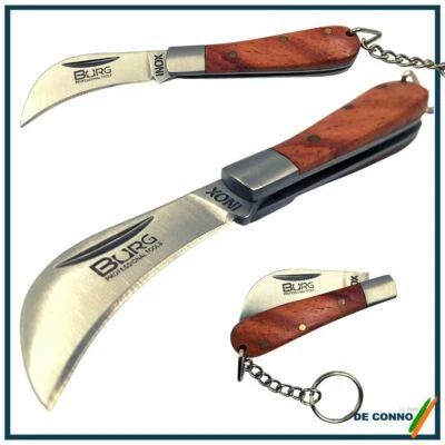 BURG Coltellino portachiavi tascabile Coltello pieghevole da tasca collezione acciaio