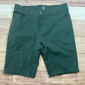 NWOT Club Ride 11" Shorts Womens L Hunter Green Biking Cycling Adjustable Waist - Picture 1 of 10