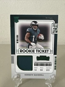 2021 Panini Contenders Football - Kenneth Gainwell #RTS-KGA Rookie Ticket - Picture 1 of 6