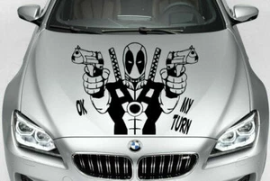 DEADPOOL MARVEL COMICS SUPERHERO VINYL DECAL CAR TRUCK GUN TRIBAL  - Picture 1 of 1
