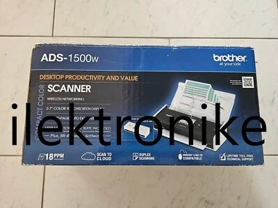 Brother ImageCenter ADS-1500W Document Scanner - Image 1 of 3