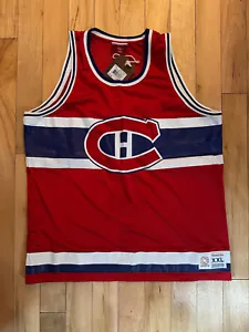 Montreal canadians Red basketball jersey XXL NWT hockey mitchell & ness concepts - Picture 1 of 4