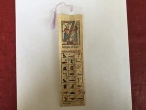 Bookmark Beauriful Pharaonic Authentic Egyptian Papyrus Learn Hieroglyphics C25 - Picture 1 of 3