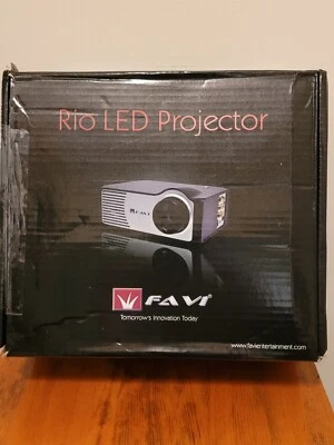 FAVI RioHD-LED Portable Projector & Remote Control Only UNTESTED AS IS READ - Image 1 of 4