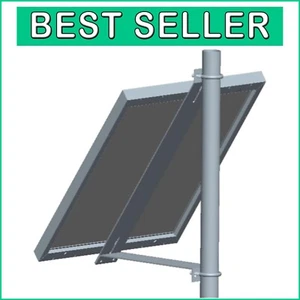 Durable Aluminum Solar Panel Mounting Rack for 30W - 60W with 2-inch Pole Fit - Picture 1 of 11