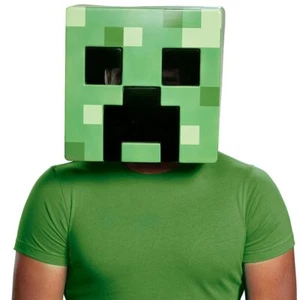 Adults/Teens Minecraft Creeper Mask - Picture 1 of 1