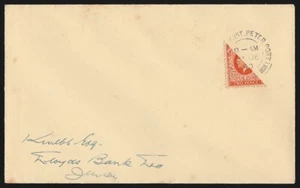 GREAT BRITAIN - GUERNSEY 1940 German Occup bisect provisional cover cat £450. - Picture 1 of 2