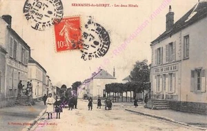CPA 45300 SERMAISES DU LOIRET The Two Hotels Ca1910 - Picture 1 of 2
