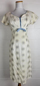Vintage 1950s Womens Pat Hartly Cap Sleeve Oriental Party Dress - Picture 1 of 15