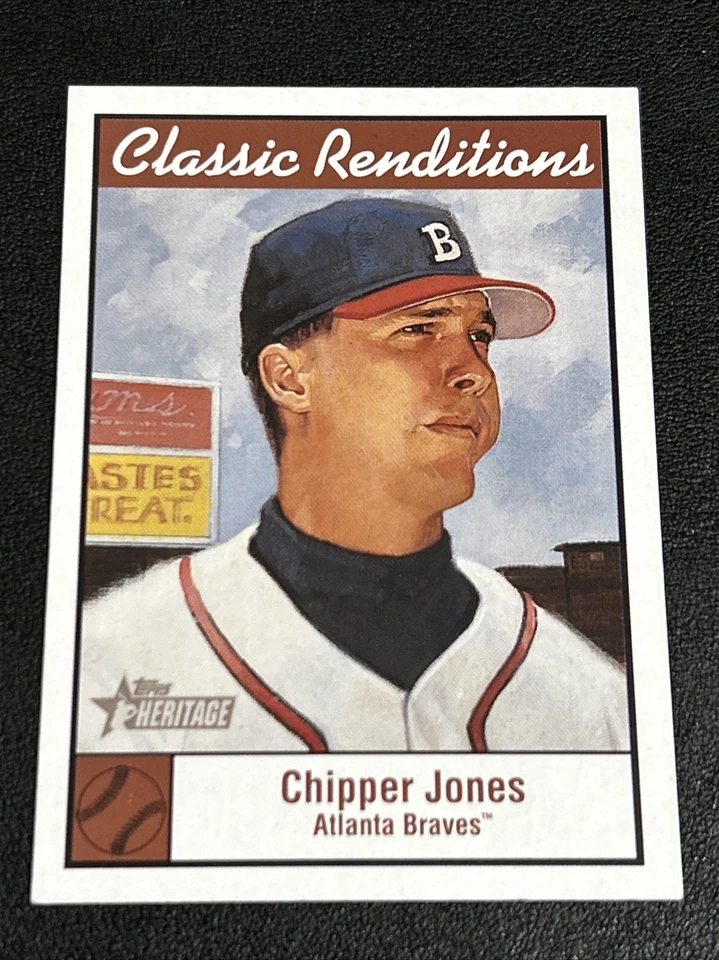 2001 Topps Heritage CHIPPER JONES Classic Renditions #5 - Image 1 of 1