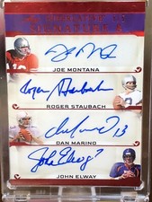 2023 Leaf Superlative Signature 8 Manning Favre Montana Staubach Marino Elway/5
