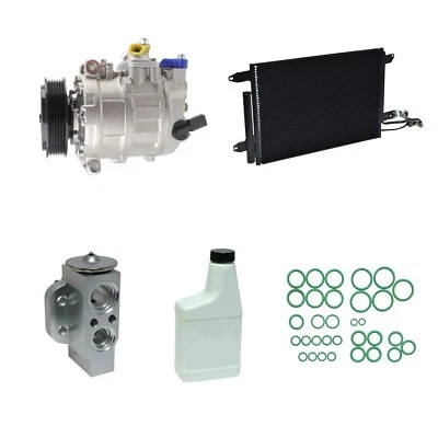 AC Compressor & Condenser Kit Fits Volkswagen GTI Jetta 2006-2015 KT646-2 - Image 1 of 4