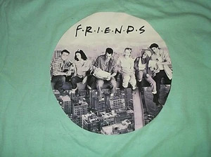 FRIENDS TV Show Skyscraper Cast T Shirt Sz XL 46/48 100% Cotton - Picture 1 of 4