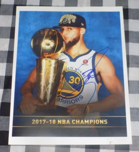 Stephen Curry Signed 8x10 Photo Golden State Warriors World Champion - Picture 1 of 1