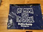 MY MAMA SAYS I’M SPECIAL Drawstring Back Pack Sack Bubba Gump Shrimp Black Blue