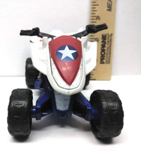 2010 Hasbro Marvel Captain America Avengers ATV Quad Bike Action Toy Vehicle - Picture 1 of 12