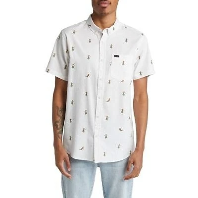 Camisa tejida de manga corta Rip Curl BLANCO ROTO para hombre Hula Breach, EE. UU. 2X-Grande Foto 1 de 4