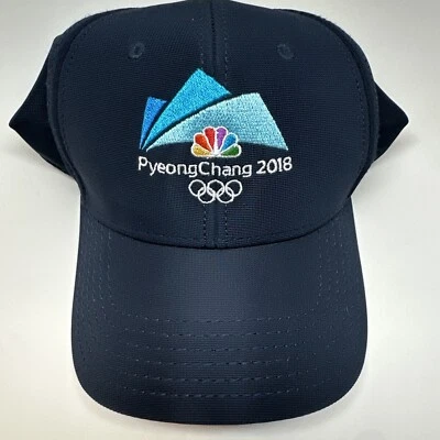 Juegos Olímpicos 2018 PyeongChang Sombrero Ropa Oficial Equipo NBC Gorra Ajustable Azul Marino Foto 1 de 4