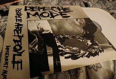 Depeche Mode LP People Are People 45 rpm 3-cut Maxi Single Promo Sticker VG++ - Image 1 of 4